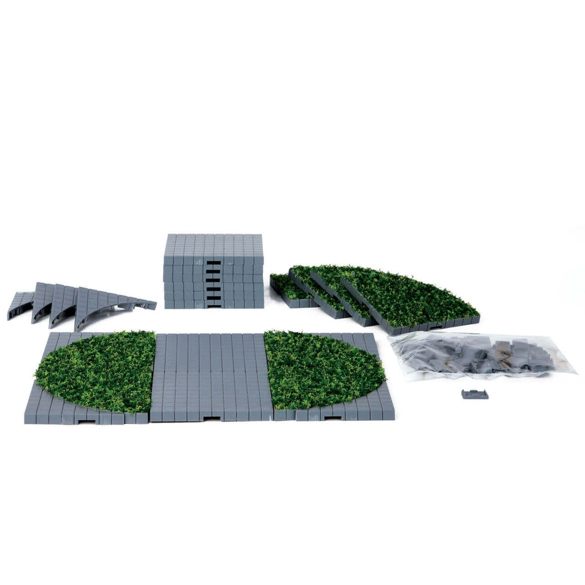 Complete Plaza Park Grass - 24 Pieces