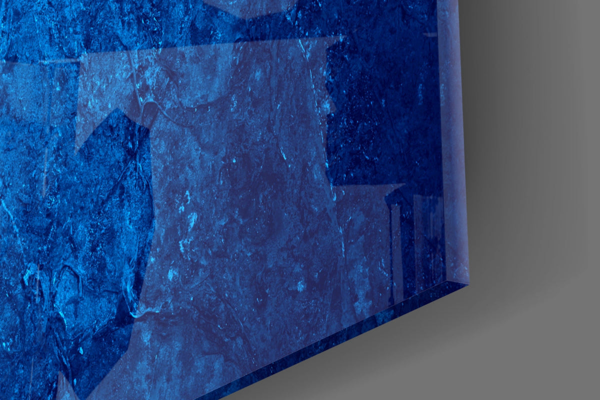 Flag of the Dominican Republic Glass Wall Art