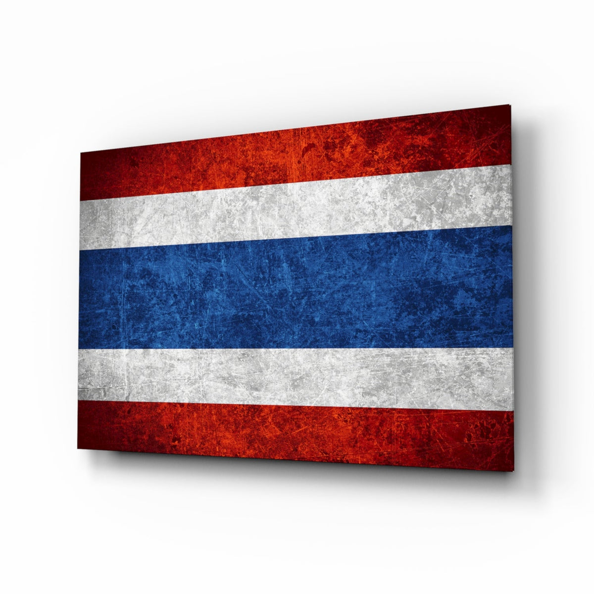 Flag of Thailand Glass Wall Art